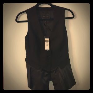 BCBG MaxAzria Satin Dressy Vest
